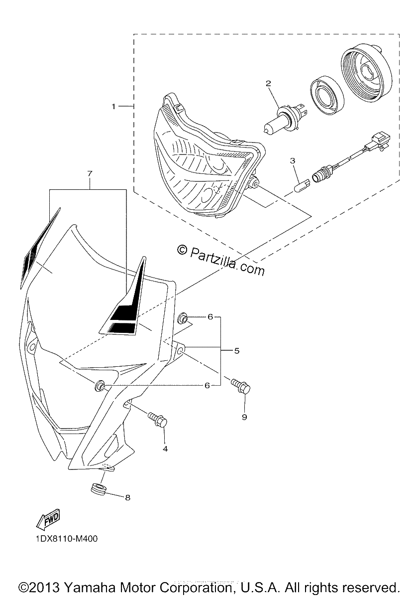 Diagrama de HEADLIGHT