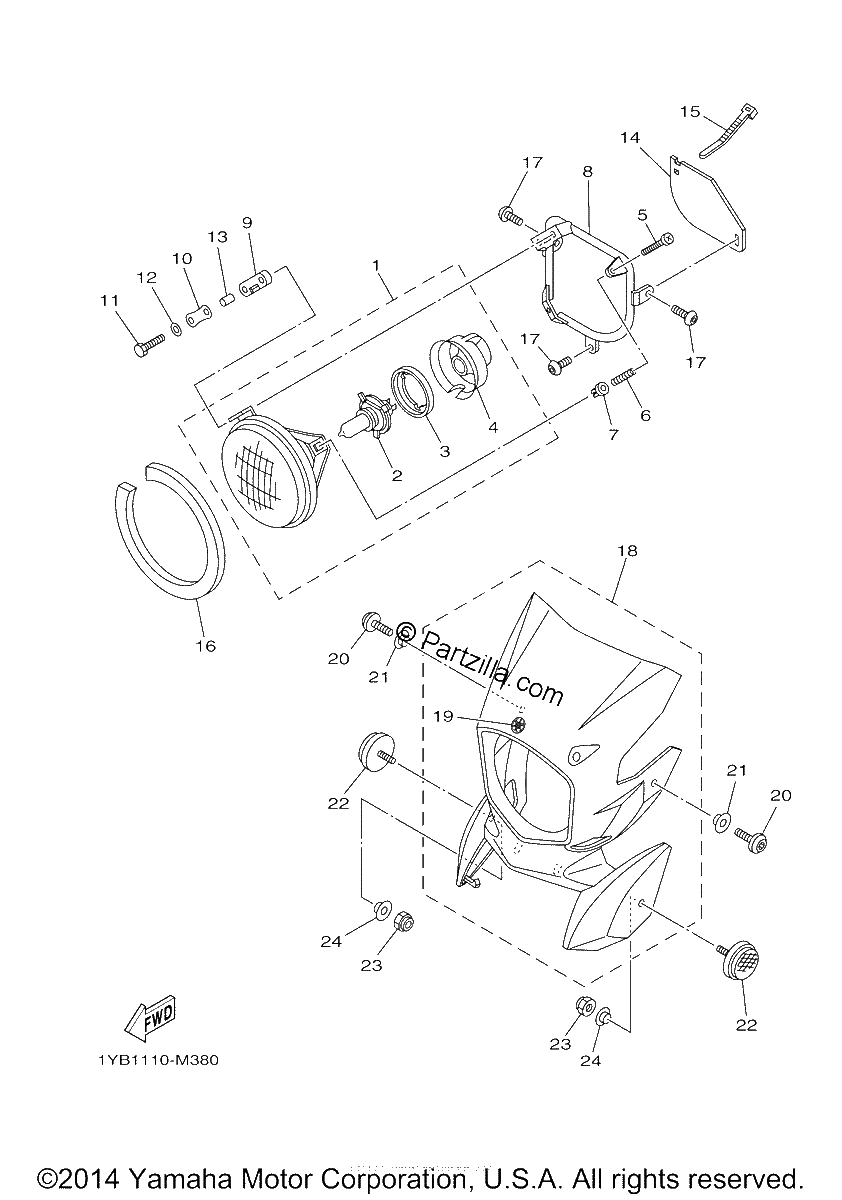 Diagrama de HEADLIGHT