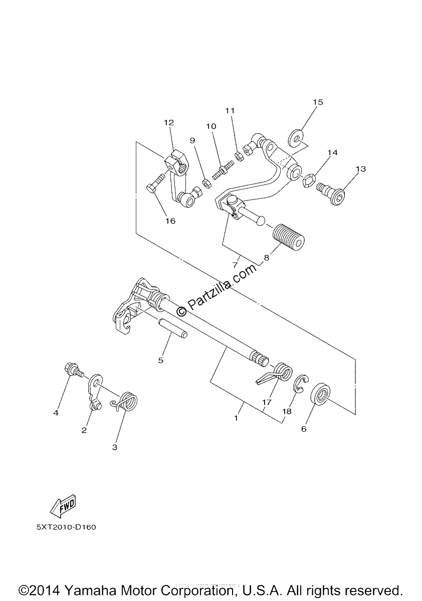 Diagrama de SHIFT SHAFT