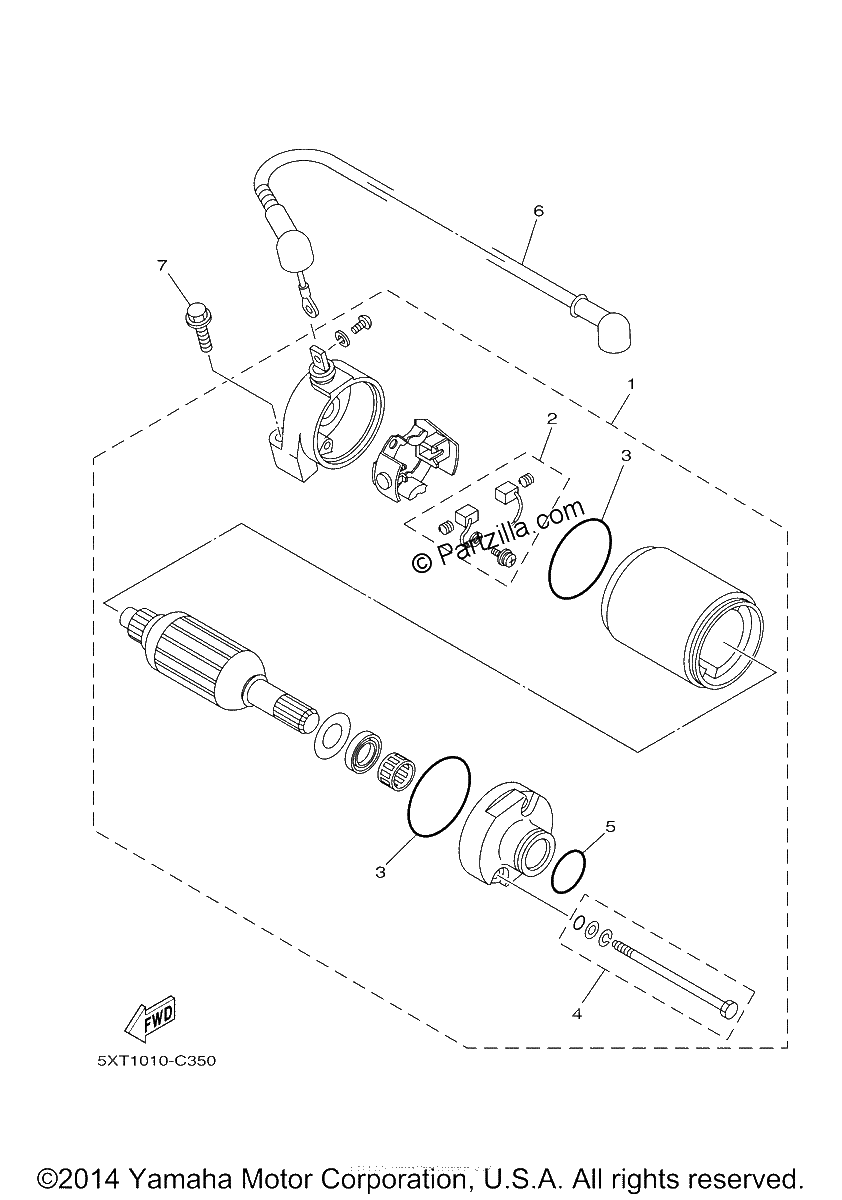 Diagrama de STARTING MOTOR