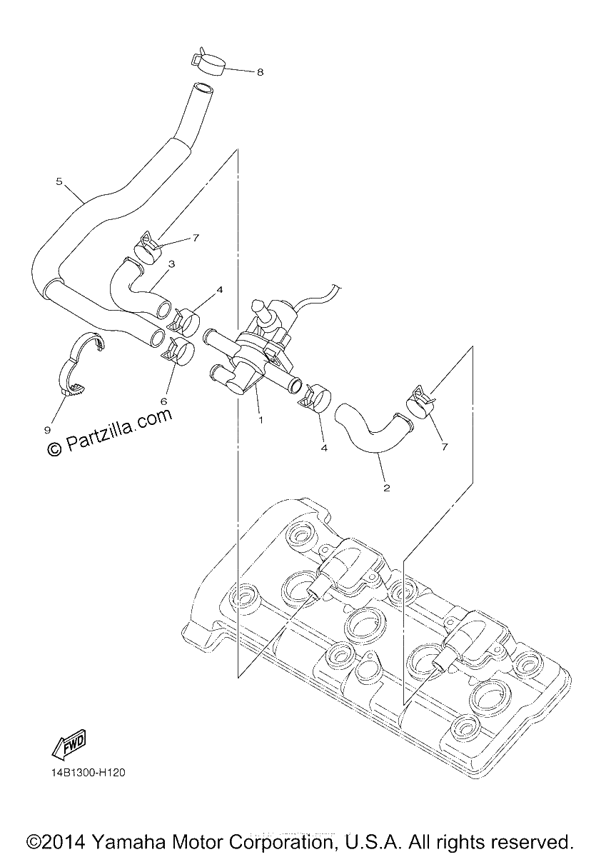 Diagrama de AIR INDUCTION SYSTEM