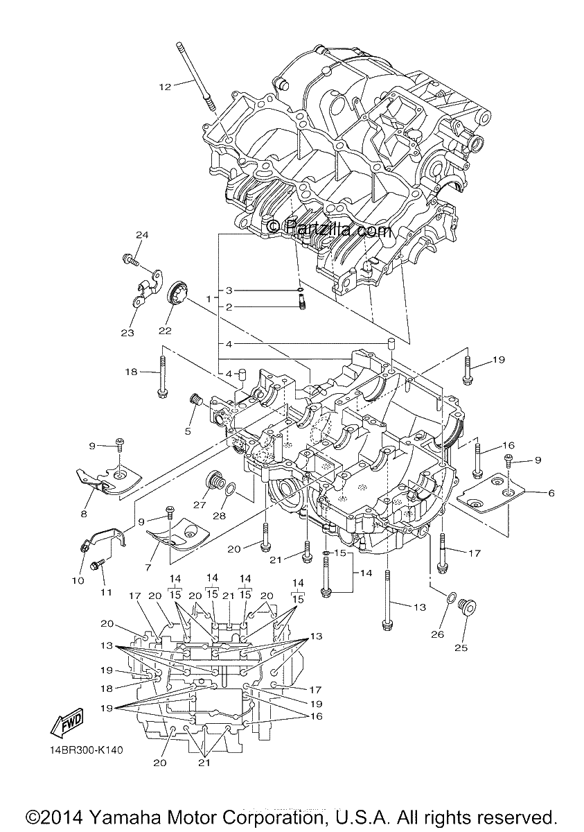 Diagrama de CRANKCASE
