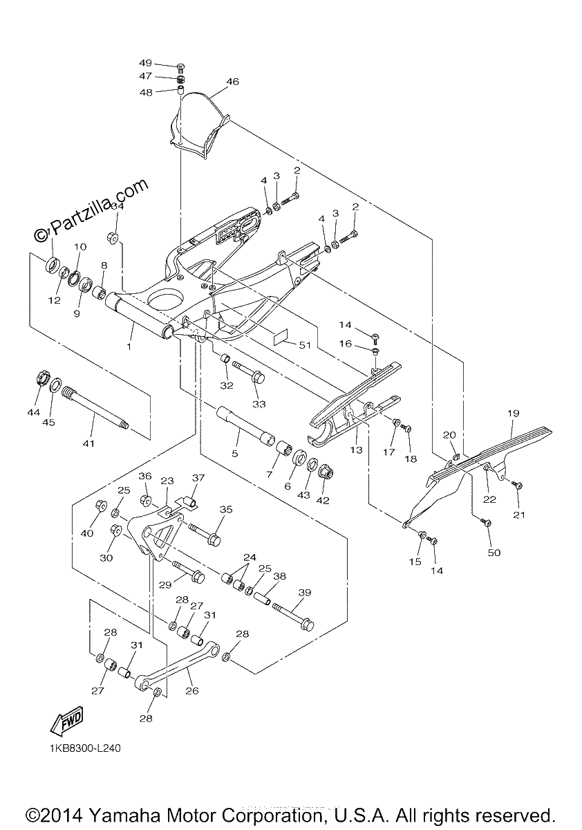 Diagrama de REAR ARM