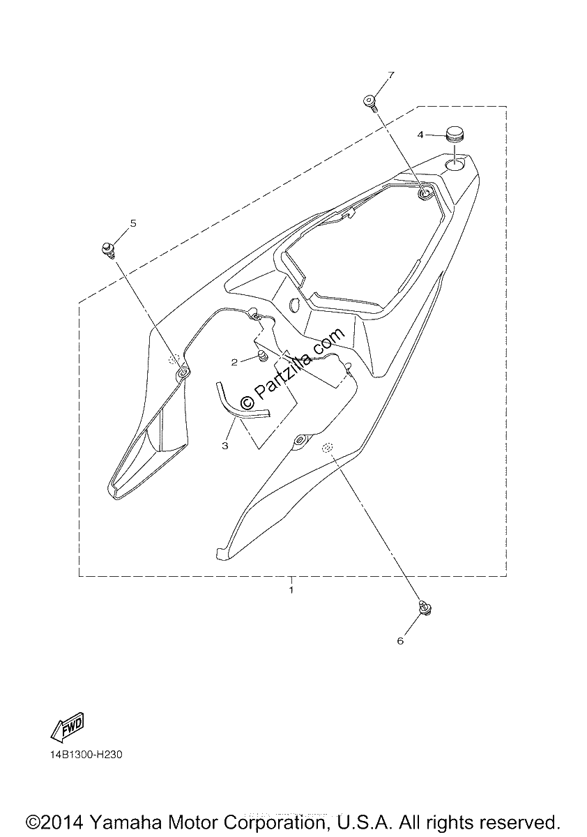 Diagrama de SIDE COVER
