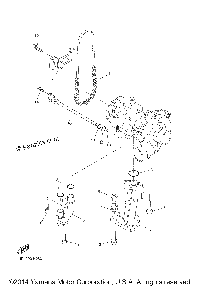 Diagrama de OIL PUMP
