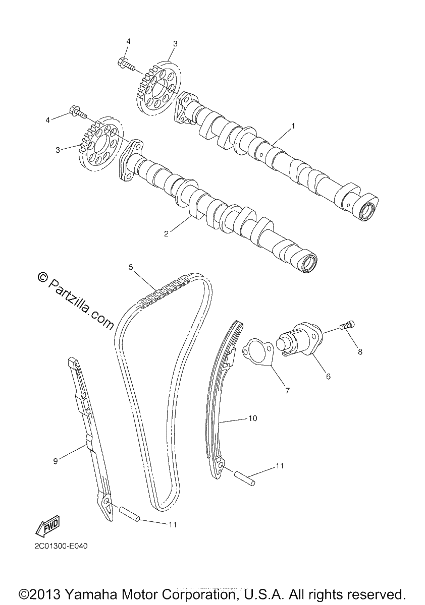 Diagrama de CAMSHAFT CHAIN