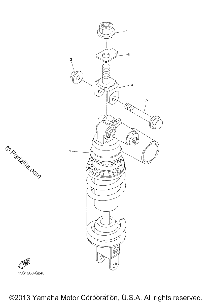 Diagrama de REAR SUSPENSION