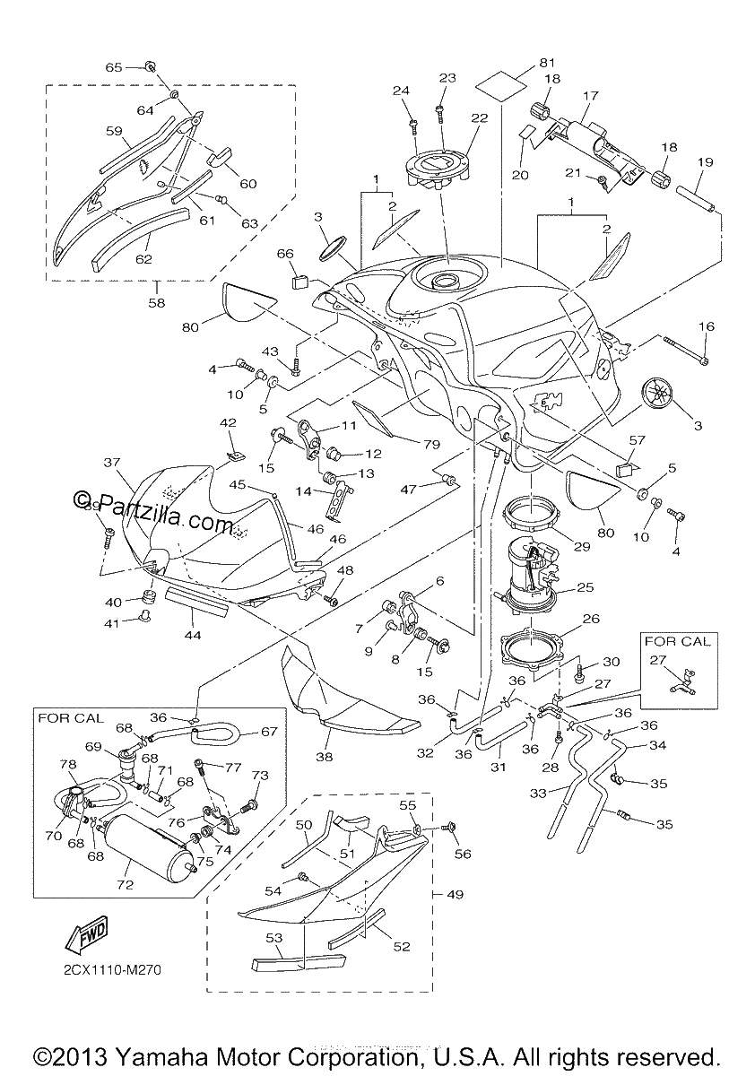 Diagrama de FUEL TANK
