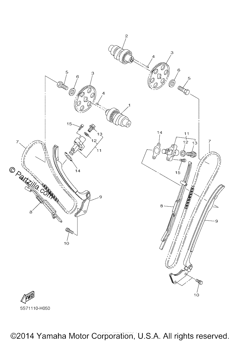 Diagrama de CAMSHAFT CHAIN