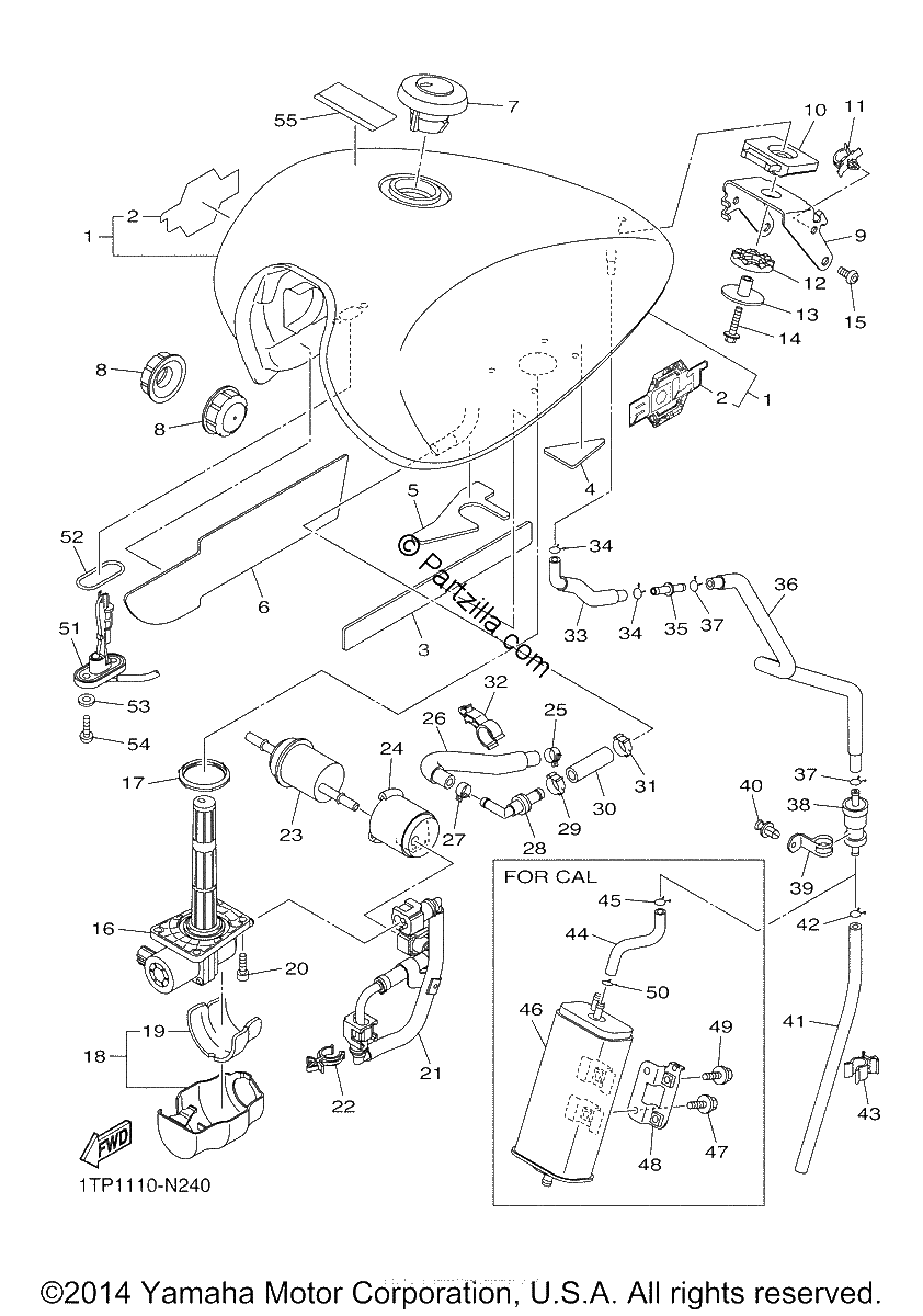 Diagrama de FUEL TANK