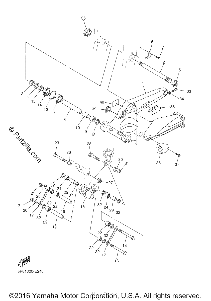 Diagrama de REAR ARM