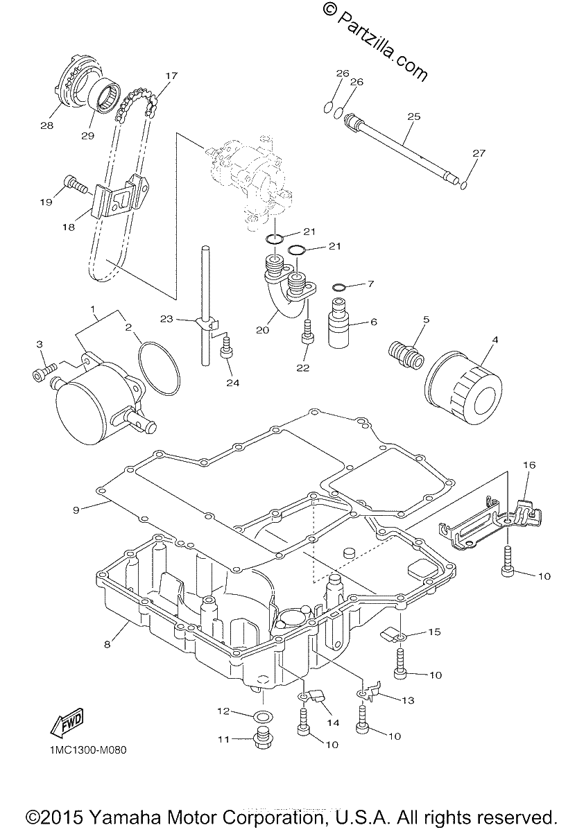 Diagrama de OIL COOLER