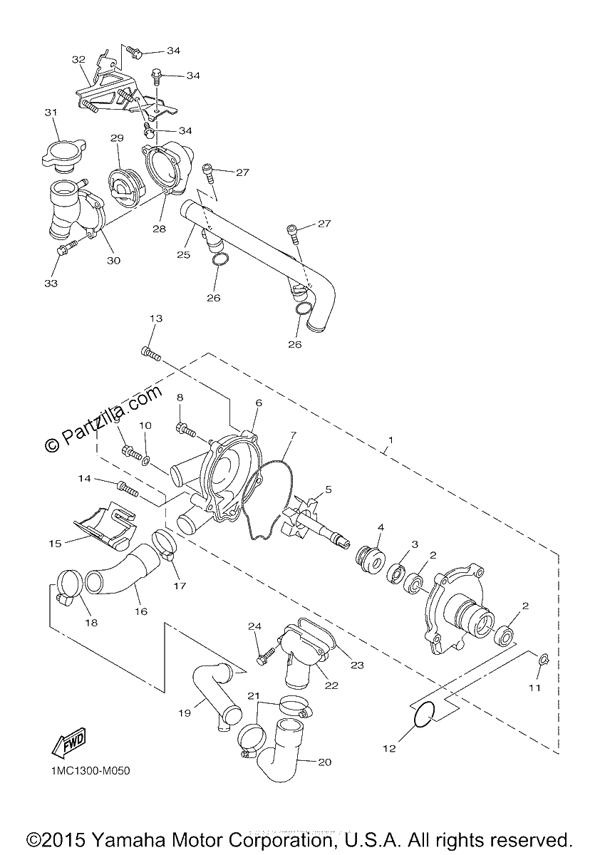 Diagrama de WATER PUMP