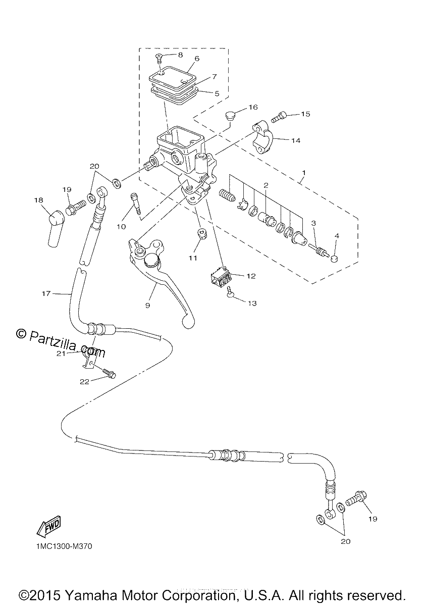 Diagrama de FRONT MASTER CYLINDER 2