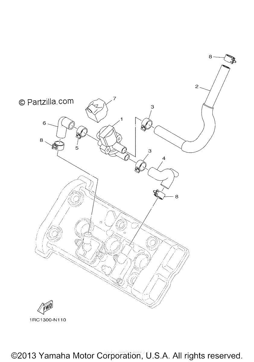 Diagrama de AIR INDUCTION SYSTEM