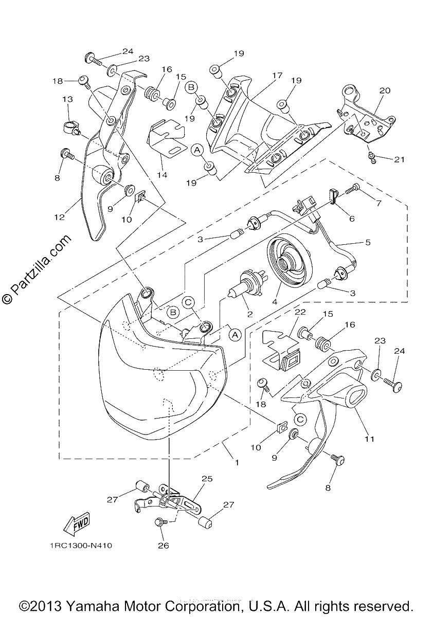 Diagrama de HEADLIGHT