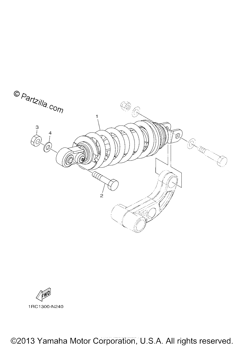 Diagrama de REAR SUSPENSION