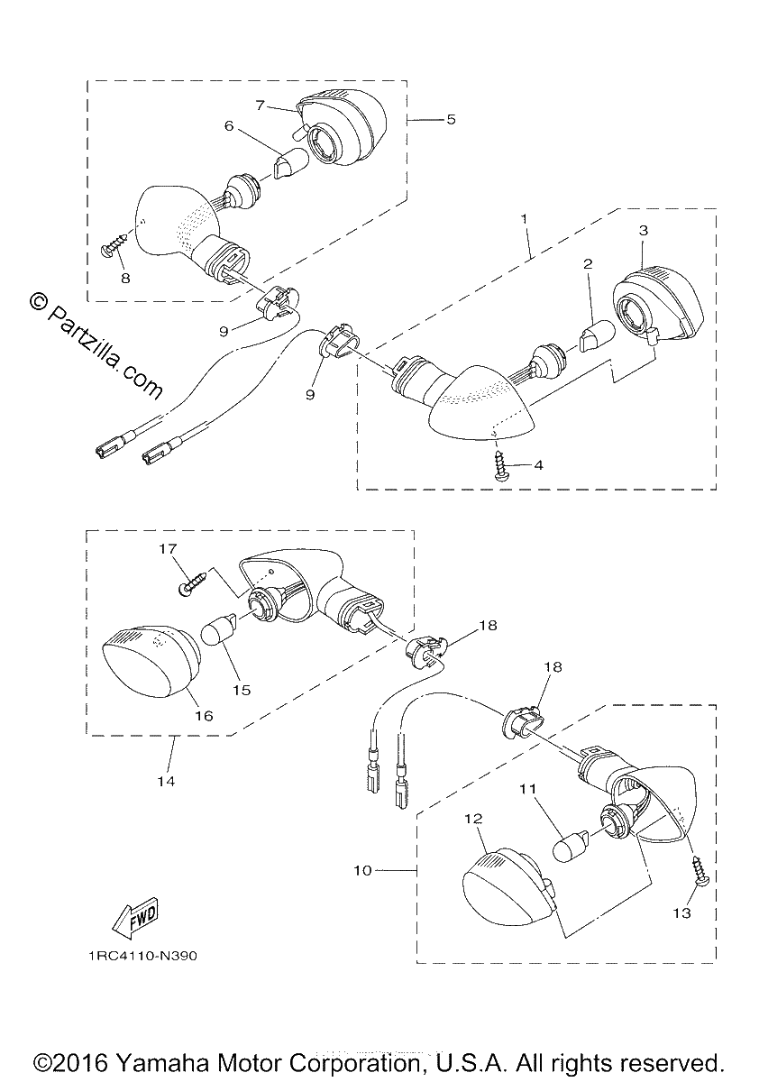 Diagrama de FLASHER LIGHT