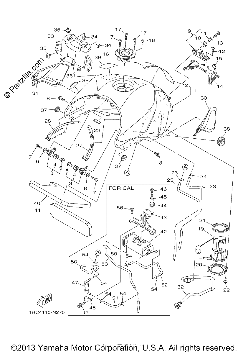 Diagrama de FUEL TANK
