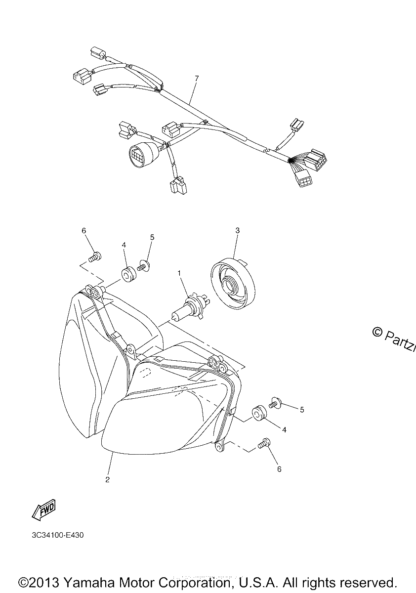 Diagrama de HEADLIGHT