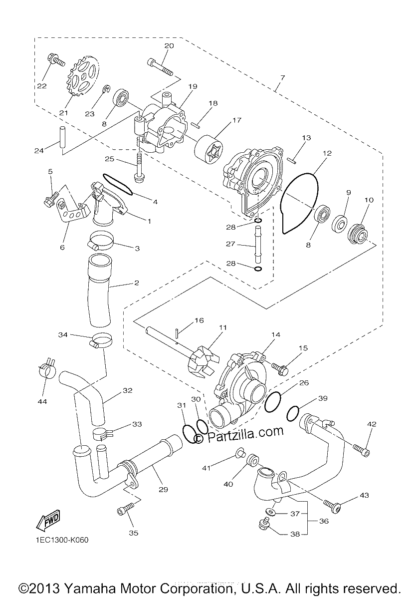Diagrama de WATER PUMP