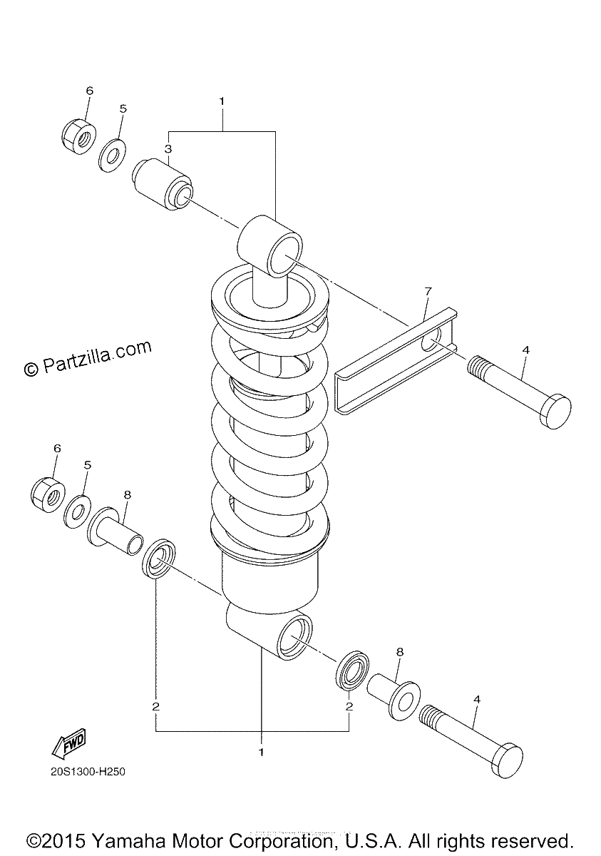 Diagrama de REAR SUSPENSION