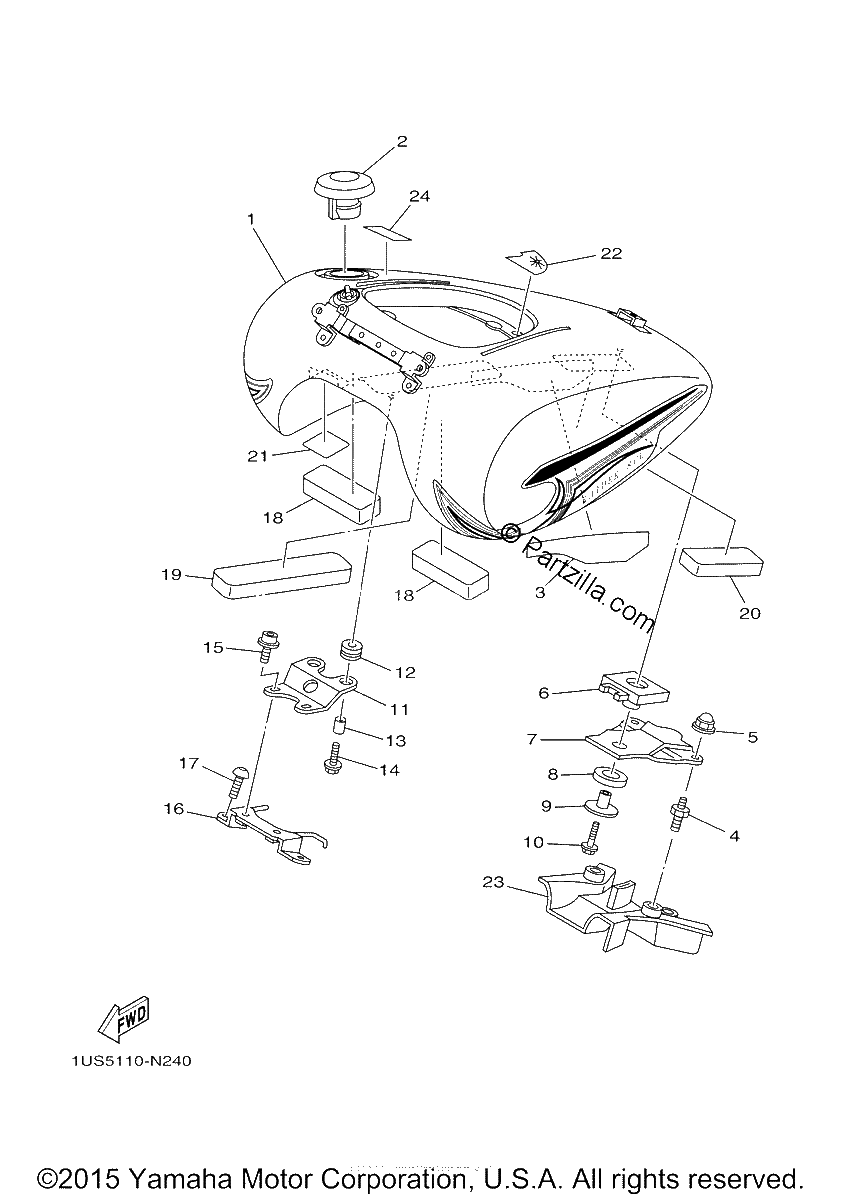 Diagrama de FUEL TANK