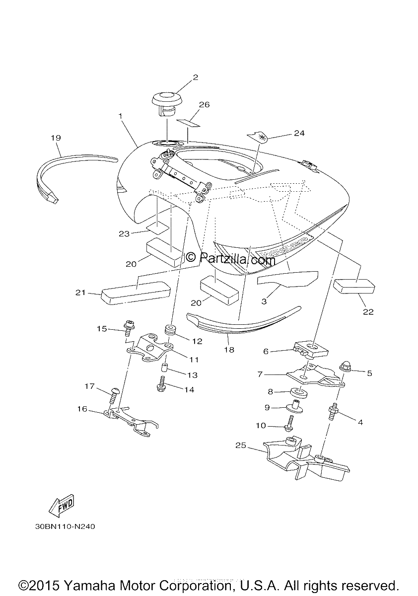 Diagrama de FUEL TANK