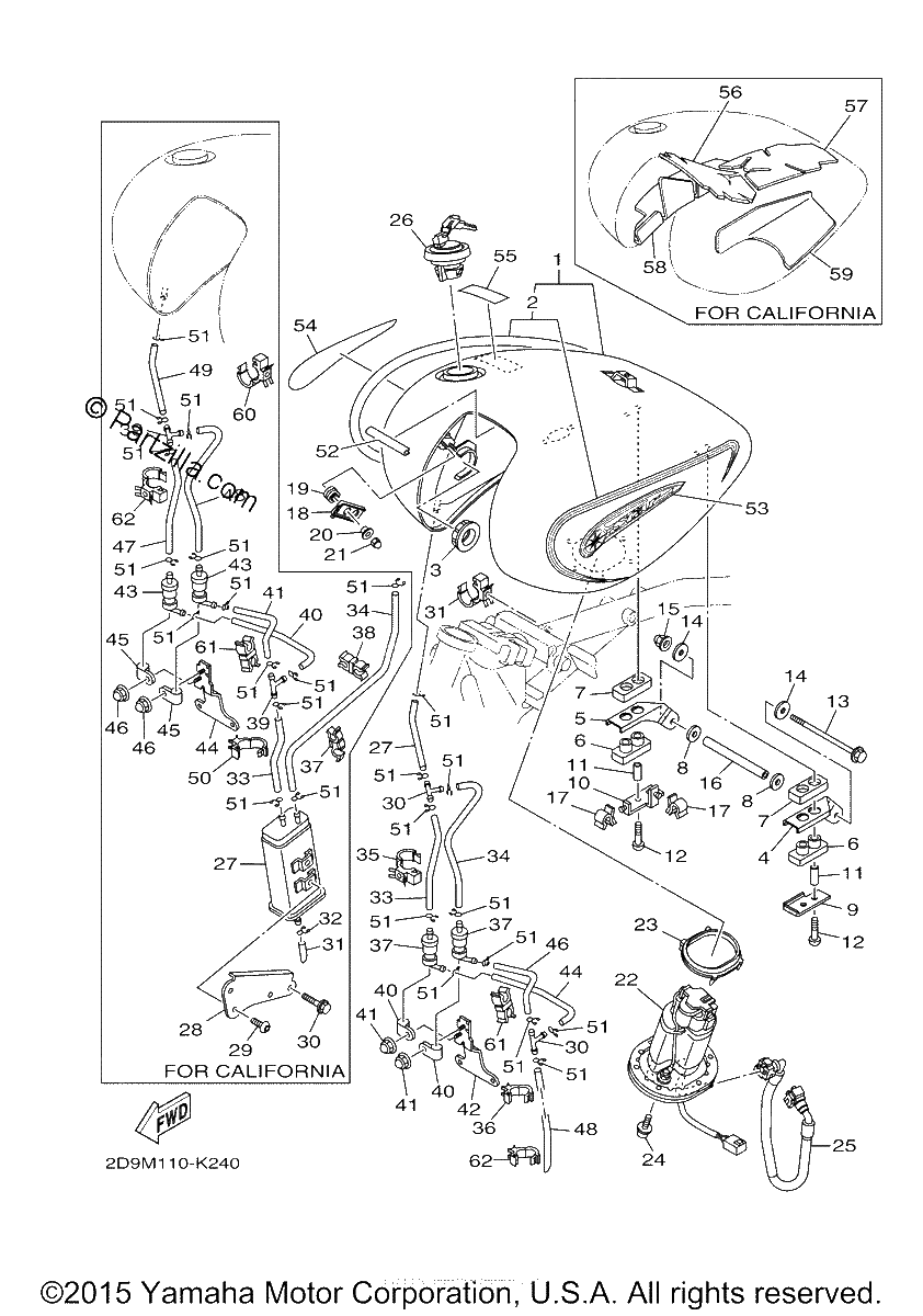 Diagrama de FUEL TANK