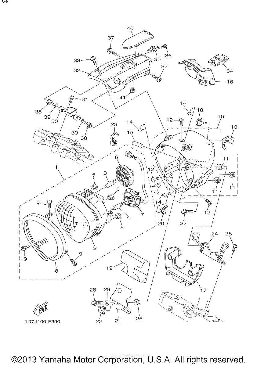 Diagrama de HEADLIGHT