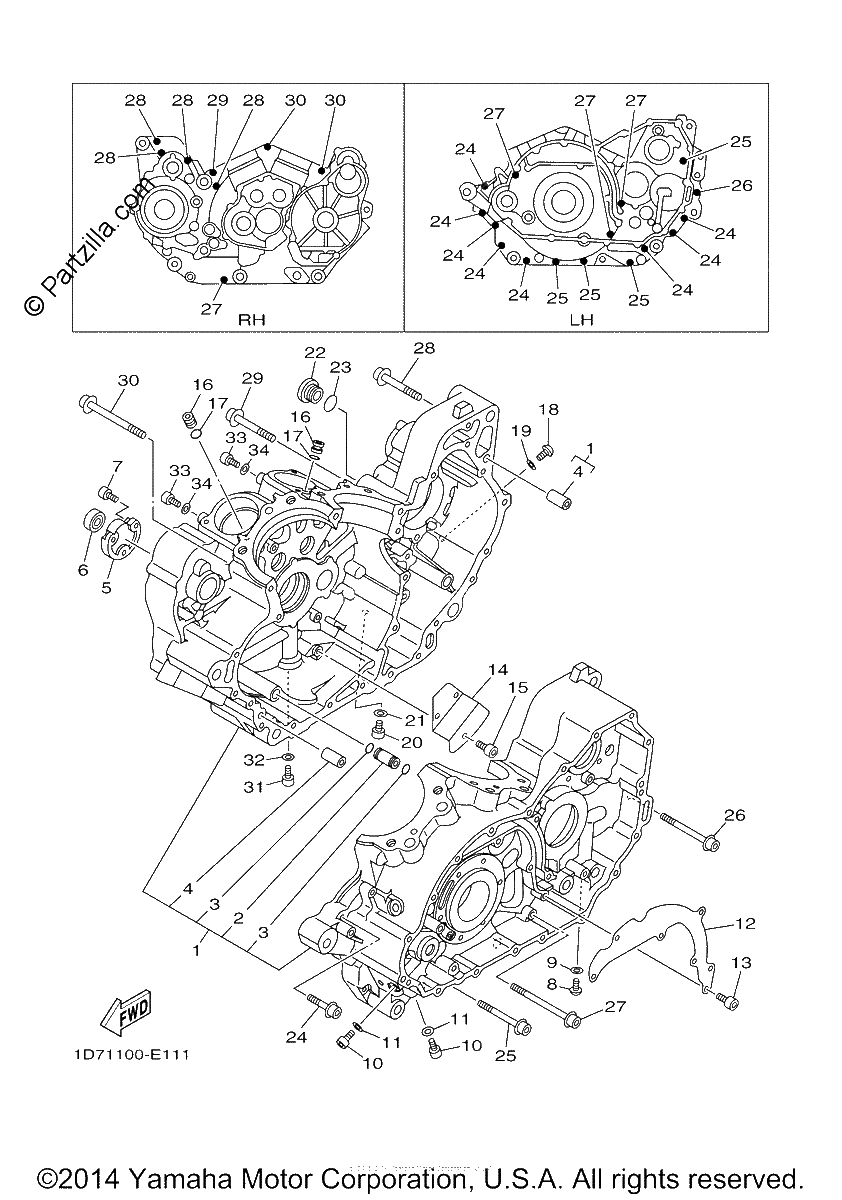Diagrama de CRANKCASE