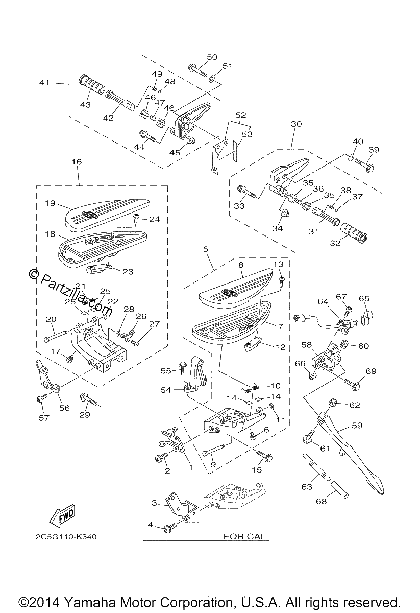Diagrama de STAND FOOTREST