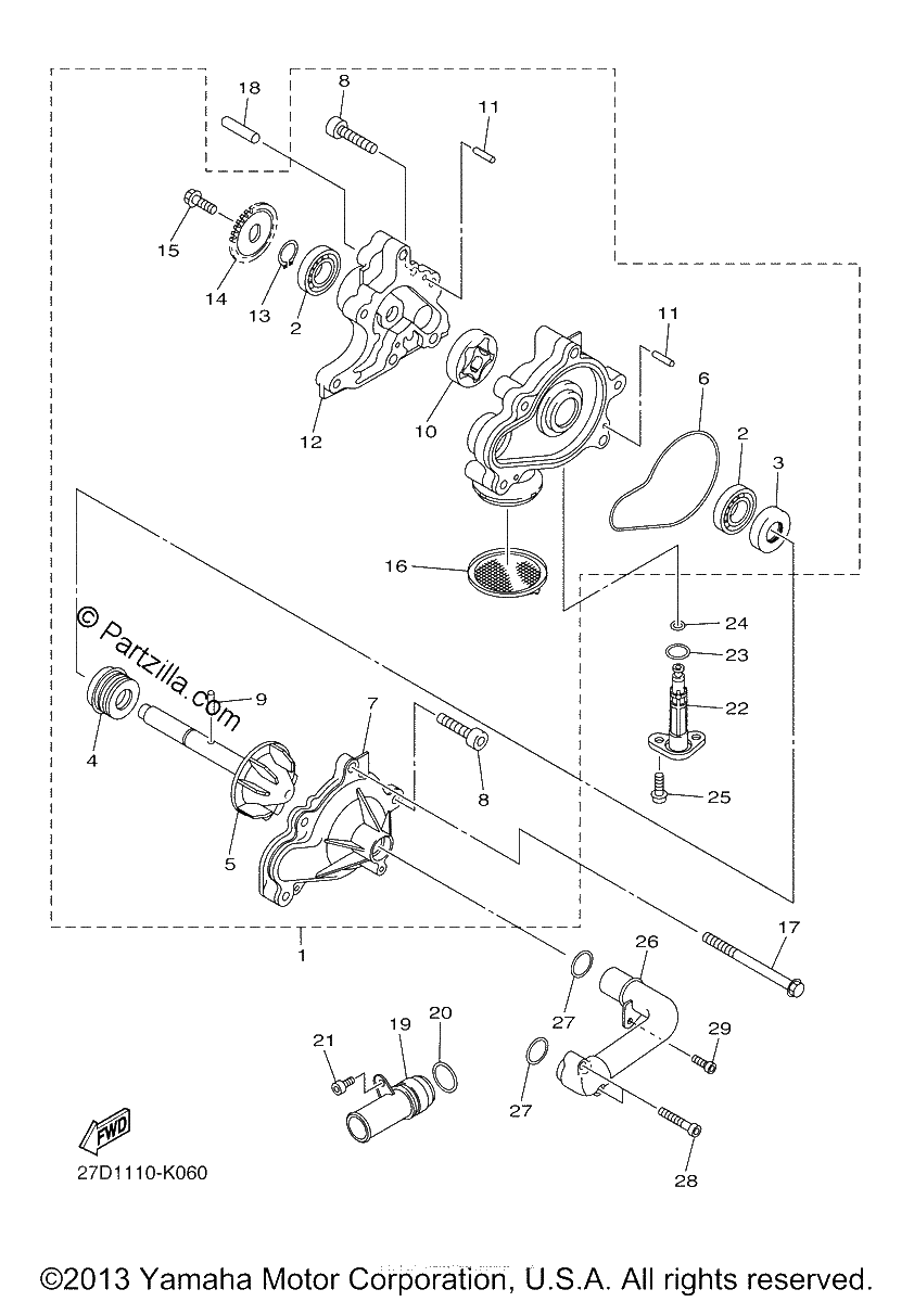 Diagrama de WATER PUMP