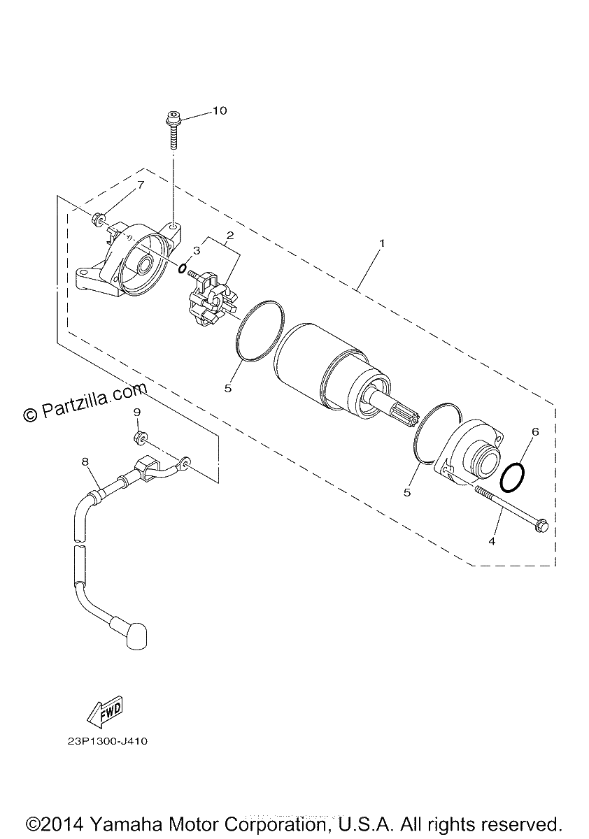 Diagrama de STARTING MOTOR