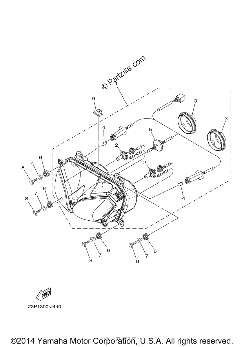 Diagrama de HEADLIGHT