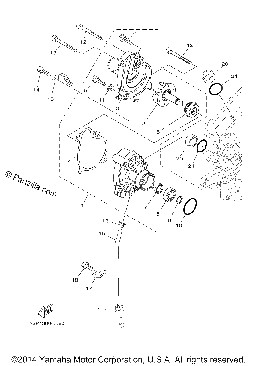 Diagrama de WATER PUMP