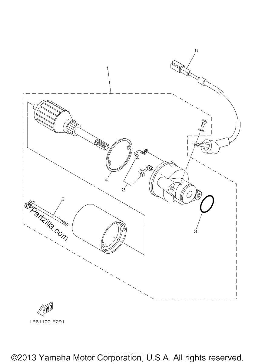 Diagrama de STARTING MOTOR