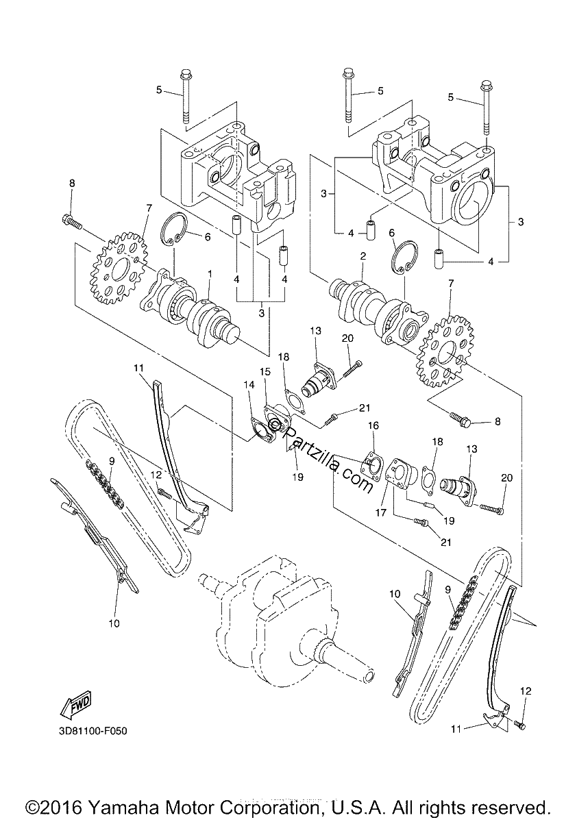 Diagrama de CAMSHAFT CHAIN