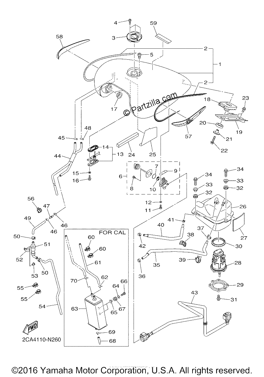 Diagrama de FUEL TANK