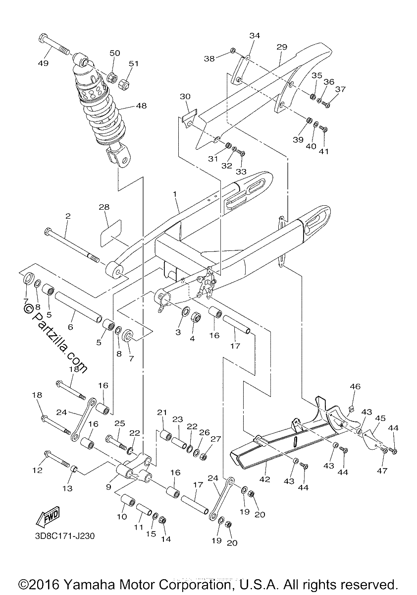 Diagrama de REAR ARM SUSPENSION