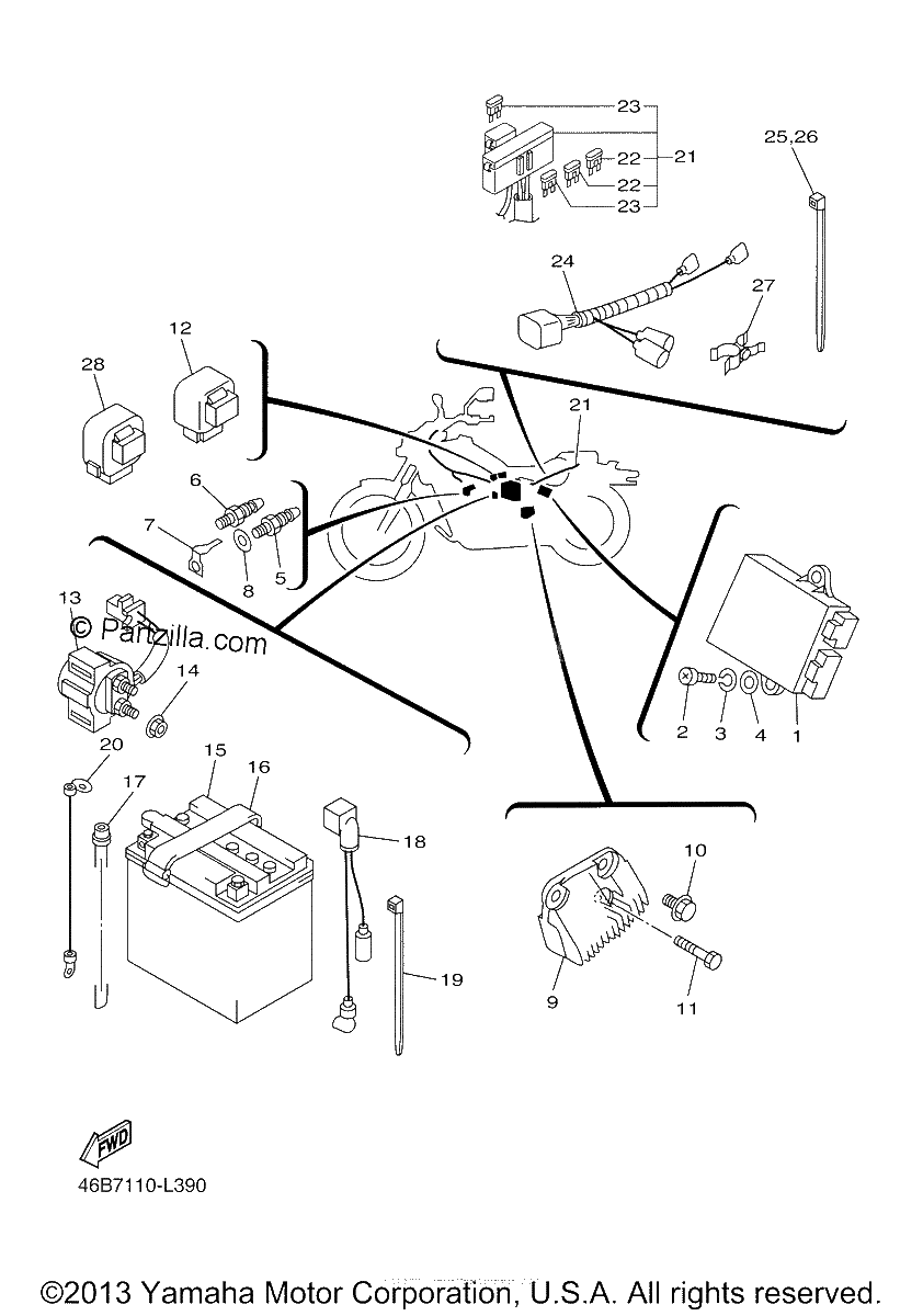 Diagrama de ELECTRICAL 1