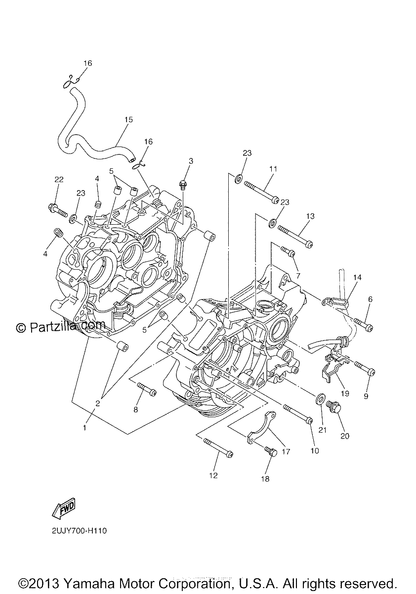 Diagrama de CRANKCASE