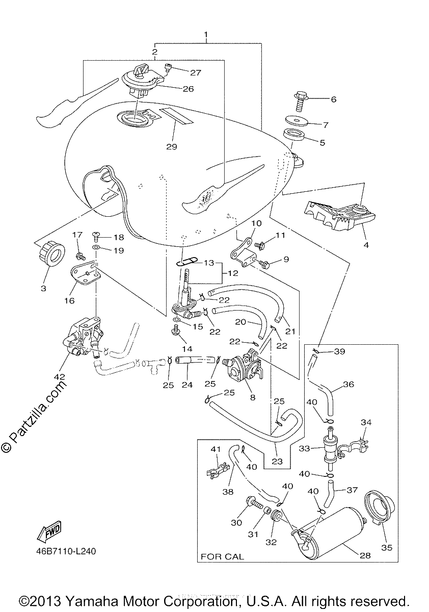 Diagrama de FUEL TANK