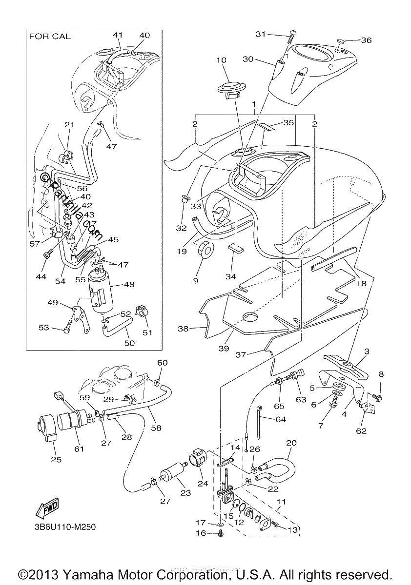 Diagrama de FUEL TANK