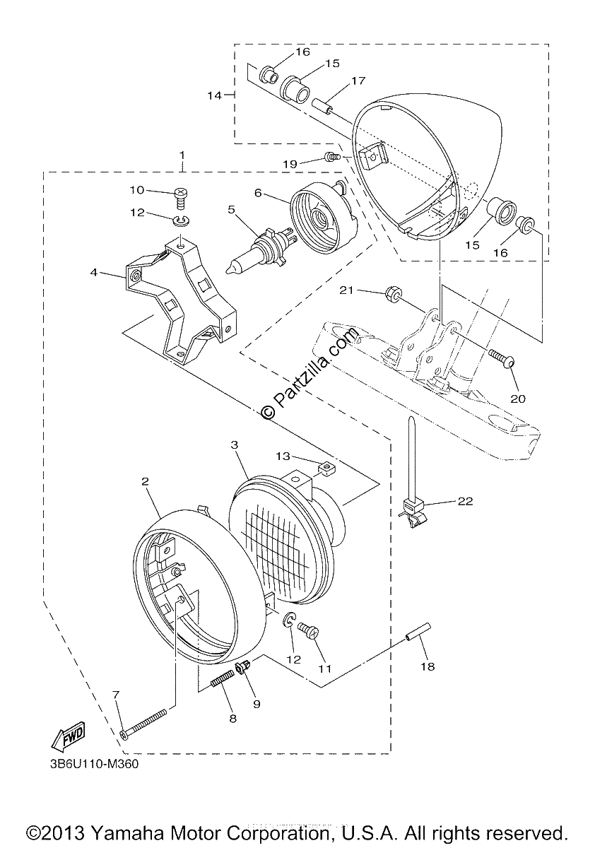 Diagrama de HEADLIGHT