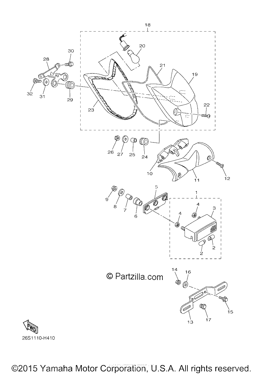 Diagrama de TAILLIGHT
