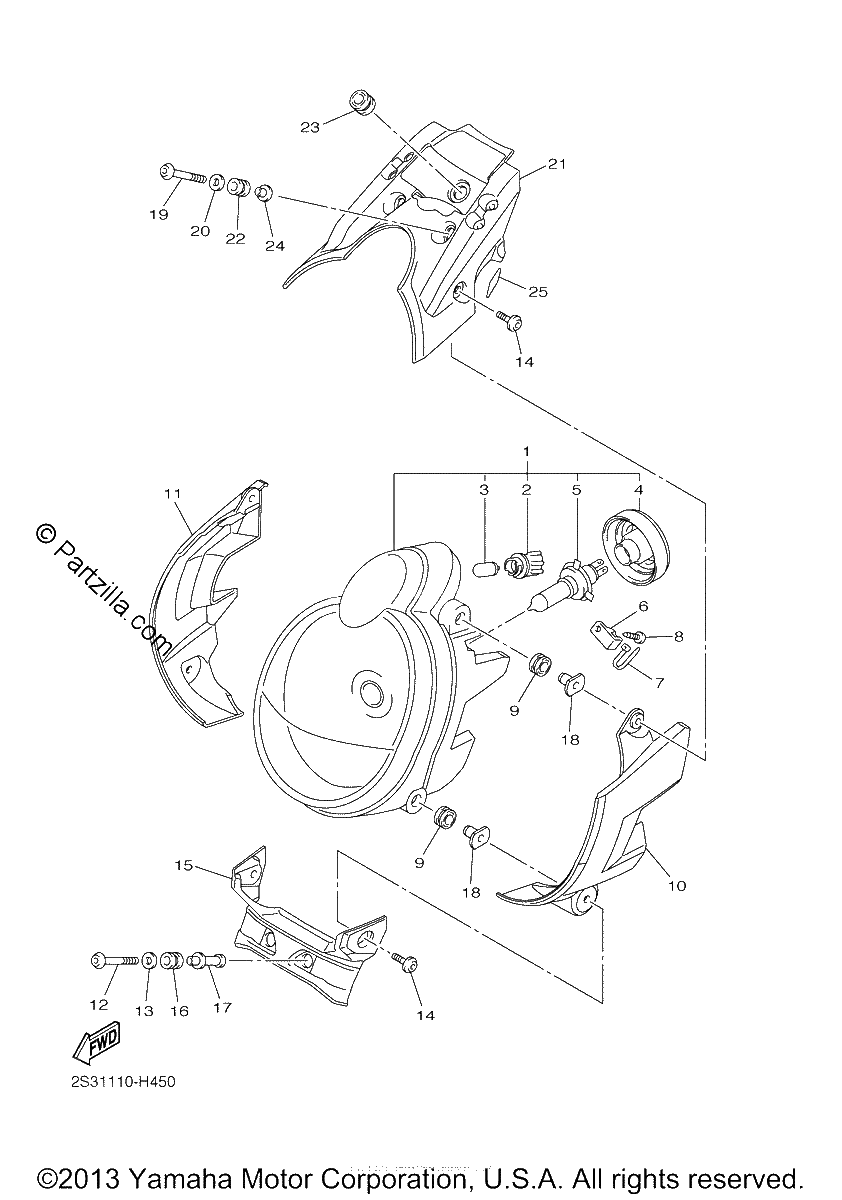 Diagrama de HEADLIGHT