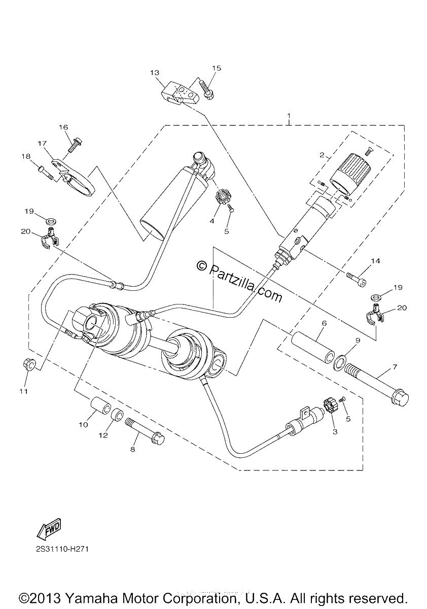 Diagrama de REAR SUSPENSION