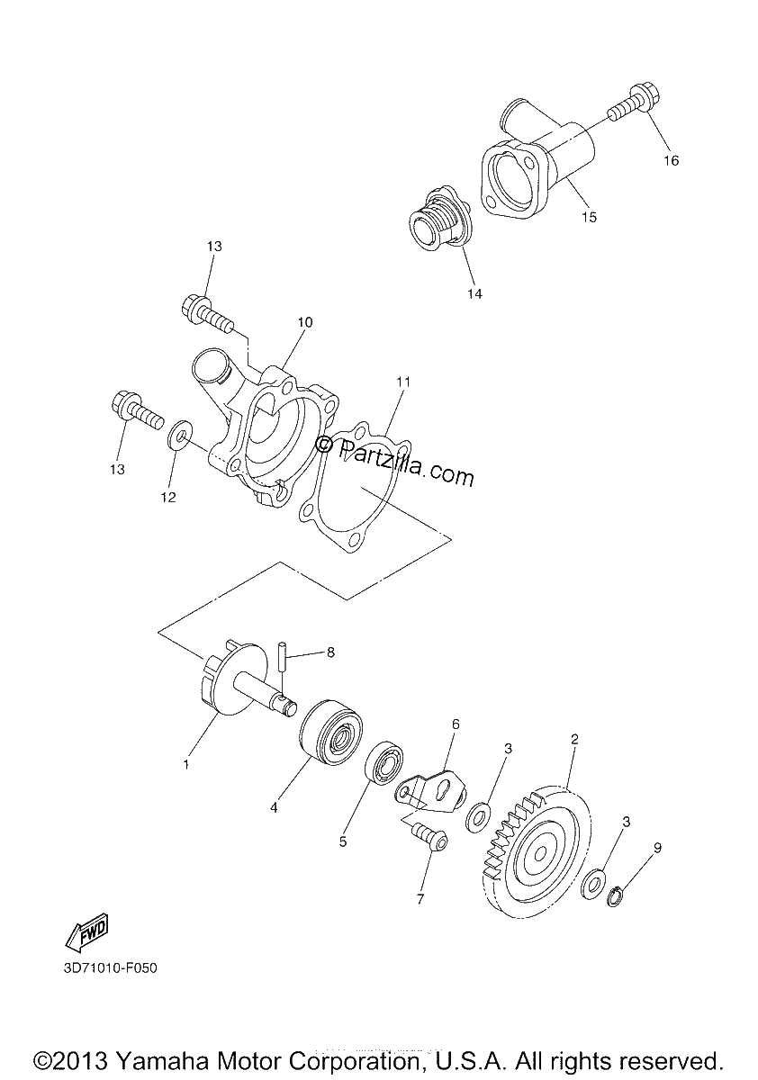 Diagrama de WATER PUMP