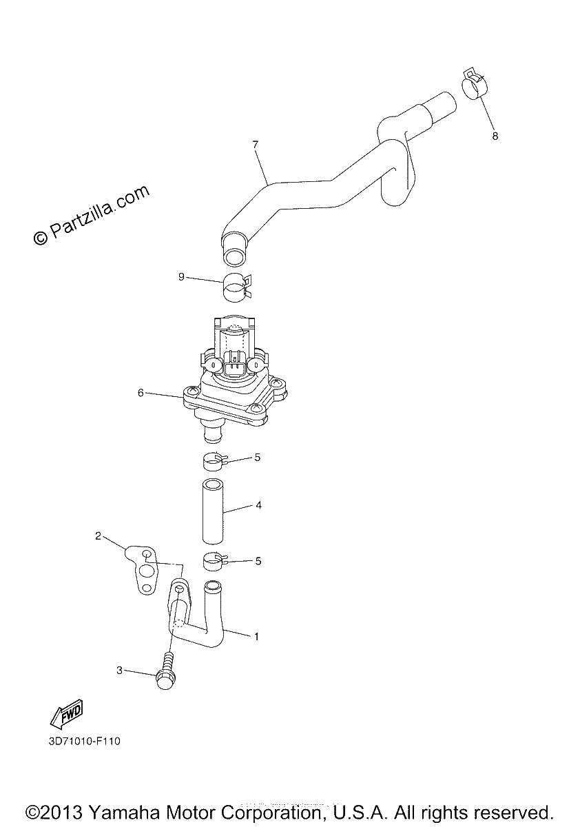 Diagrama de AIR INDUCTION SYSTEM